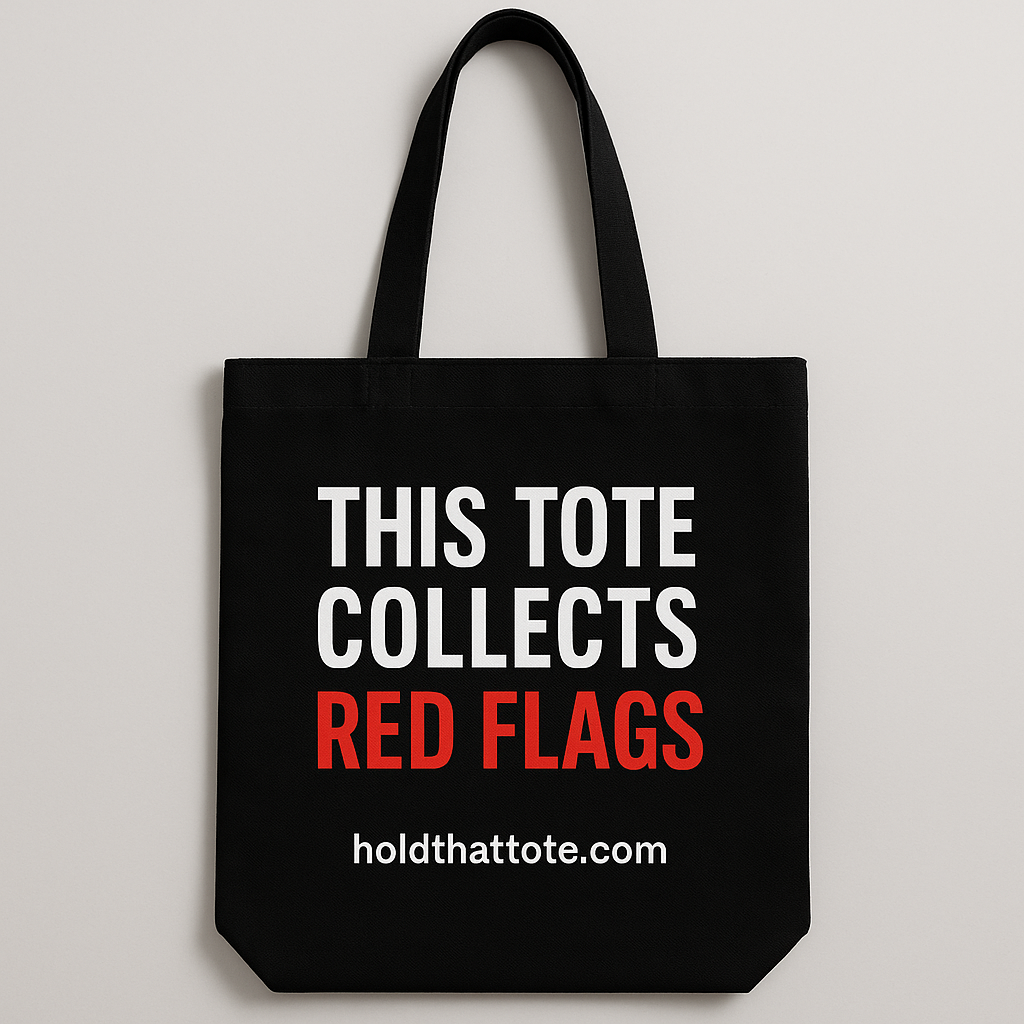 This Tote Collects Red Flags