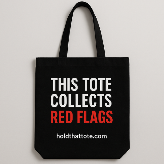 This Tote Collects Red Flags